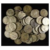 (50) WAR NICKELS