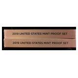 (2) 2019 MINT PROOF SETS