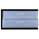 (2) 2009 US MINT PROOF SETS