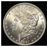 1891-CC MORGAN DOLLAR GEM BU