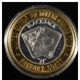 BARBARY COAST .999 SILVER CASINO TOKEN