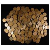 (500) WHEAT CENTS
