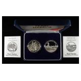 PEARL HARBOR COMMEM MEDALLION 2 COIN SET