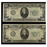 (2) 1934 $20 FEDERAL RESERVE NOTES