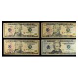(3) $10 & (1) $20 STAR NOTES
