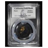 CALIFORNIA GOLD RUSH PINCH SUNKEN TREASURE
