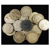 APPROX $5 80% CANADIAN QUARTERS