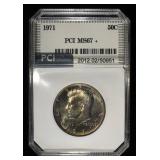 1971 KENNEDY HALF DOLLAR PCI SUPERB GEM BU