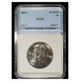 1985-D KENNEDY HALF DOLLAR NNC SUPERB GEM+ BU