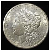 1884-S MORGAN DOLLAR CH AU