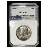 1968-D KENNEDY HALF DOLLAR PCI SUPERB GEM BU
