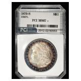 1879-S MORGAN DOLLAR DMPL PCI SUPERB GEM BU