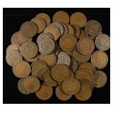 (65) INDIAN CENTS FROM THE 80'S, 90'S, 00'S