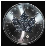 2020 MAPLE LEAF 1 OZ .999 SILVER ROUND