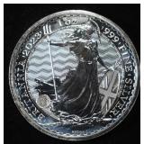 2023 BRITANNIA 1 OZ .999 SILVER ROUND