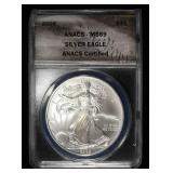 2008 AMERICAN SILVER EAGLE ANACS MS69