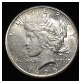 1925-S PEACE DOLLAR CH AU
