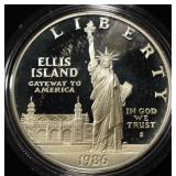 1986-S $1 COMMEM STATUE OF LIBERTY PR