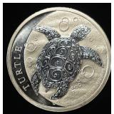 2024 TURTLE 2 OZ .999 SILVER ROUND