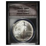 1995 AMERICAN SILVER EAGLE ANACS MS69