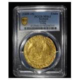 1609 -25 SCOTLAND UNITE PCGS MS-61 S-5464 GOLD