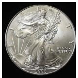 2002 AMERICAN SILVER EAGLE