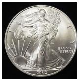 2003 AMERICAN SILVER EAGLE