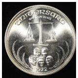 1972 WORLD TRADE 1 OZ .999 SILVER ROUND