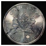 2016 MAPLE LEAF 1 OZ .999 SILVER ROUND