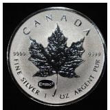 MAPLE LEAF 1 0Z 0.999 SILVER ROUND