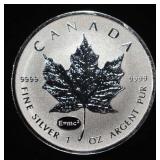 MAPLE LEAF 1 0Z 0.999 SILVER ROUND