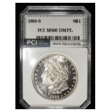 1882-S MORGAN DOLLAR PCI DMPL SUPERB GEM BU