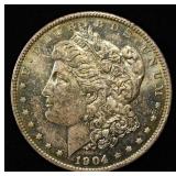 1904-O MORGAN DOLLAR CH/GEM BU COLOR