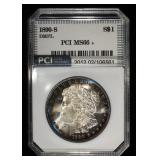 1890-S MORGAN DOLLAR PCI DMPL SUPERB GEM BU