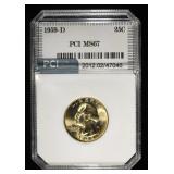 1959-D WASHINGTON  QUARTER PCI SUPERB GEM BU