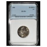 1958 WASHINGTON QUARTER NNC SUPERB GEM BU