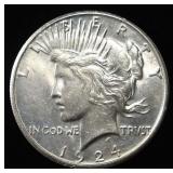 1924-S PEACE DOLLAR BU