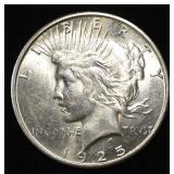1925-S PEACE DOLLAR CH BU