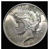 1927-D PEACE DOLLAR BU