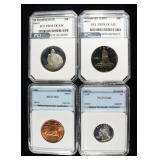GRADED COIN COLLECTOR LOT