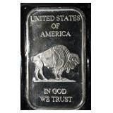 U.S.A  IN GOD WE TRUST 1 OZ .999 SILVER BAR