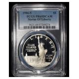 1986-S $1 COMMEM STATUE OF LIBERTY PCGS PR69 DCAM