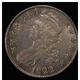 1822 CAPPED BUST HALF DOLLAR