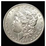 1901-S MORGAN DOLLAR AU/BU