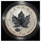 2015 MAPLE LEAF 1 OZ .999 SILVER ROUND