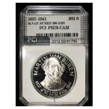 1837-1841 M. VAN BUREN 500 GRN PCI PERFECT GEM PR