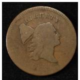 1795 HALF CENT VG
