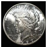 1927-S PEACE DOLLAR CH BU