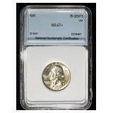 1941 WASHINGTON QUARTER NNC SUPERB GEM BU