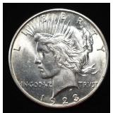 1923-D PEACE DOLLAR CH/GEM BU
